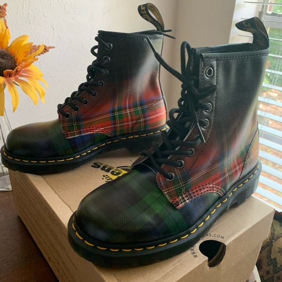 Dr. Martens Other - - Dr. Martens 1460 Tartan Red Stewart Plaid …